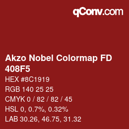 Color code: Akzo Nobel Colormap FD - 408F5 | qconv.com