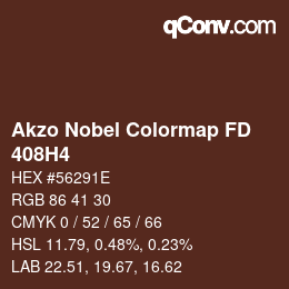 Color code: Akzo Nobel Colormap FD - 408H4 | qconv.com