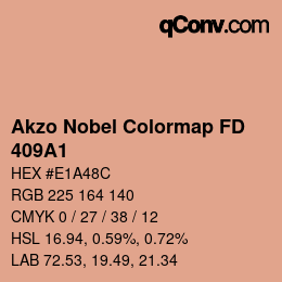 Color code: Akzo Nobel Colormap FD - 409A1 | qconv.com