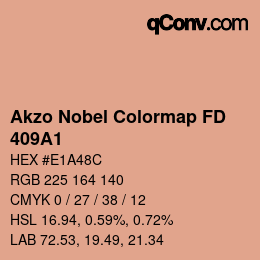 Color code: Akzo Nobel Colormap FD - 409A1 | qconv.com