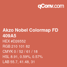 Code couleur: Akzo Nobel Colormap FD - 409A5 | qconv.com
