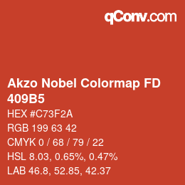 Color code: Akzo Nobel Colormap FD - 409B5 | qconv.com