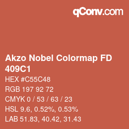 Color code: Akzo Nobel Colormap FD - 409C1 | qconv.com
