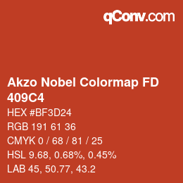 カラーコード: Akzo Nobel Colormap FD - 409C4 | qconv.com