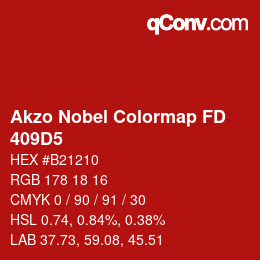 Code couleur: Akzo Nobel Colormap FD - 409D5 | qconv.com