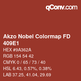 Color code: Akzo Nobel Colormap FD - 409E1 | qconv.com
