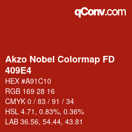 Color code: Akzo Nobel Colormap FD - 409E4 | qconv.com