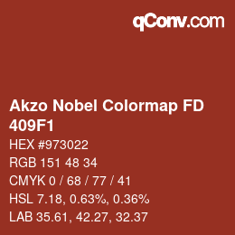Farbcode: Akzo Nobel Colormap FD - 409F1 | qconv.com