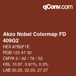 Color code: Akzo Nobel Colormap FD - 409G2 | qconv.com