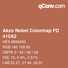 Code couleur: Akzo Nobel Colormap FD - 410A2 | qconv.com
