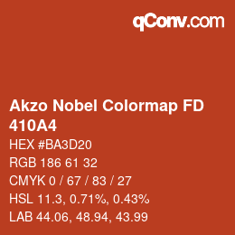 Color code: Akzo Nobel Colormap FD - 410A4 | qconv.com