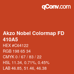 Color code: Akzo Nobel Colormap FD - 410A5 | qconv.com