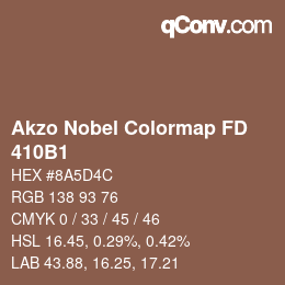 カラーコード: Akzo Nobel Colormap FD - 410B1 | qconv.com