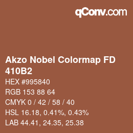 Color code: Akzo Nobel Colormap FD - 410B2 | qconv.com