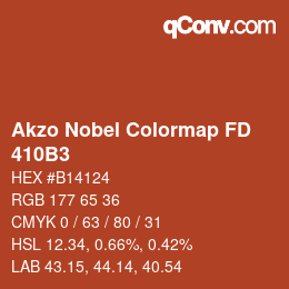 Code couleur: Akzo Nobel Colormap FD - 410B3 | qconv.com