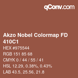 Color code: Akzo Nobel Colormap FD - 410C1 | qconv.com