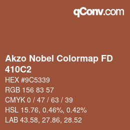 Code couleur: Akzo Nobel Colormap FD - 410C2 | qconv.com