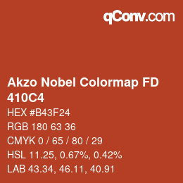 カラーコード: Akzo Nobel Colormap FD - 410C4 | qconv.com