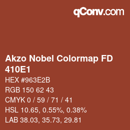 Code couleur: Akzo Nobel Colormap FD - 410E1 | qconv.com