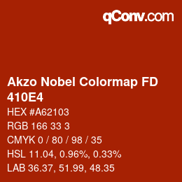 Color code: Akzo Nobel Colormap FD - 410E4 | qconv.com