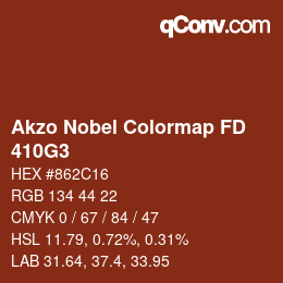 Code couleur: Akzo Nobel Colormap FD - 410G3 | qconv.com