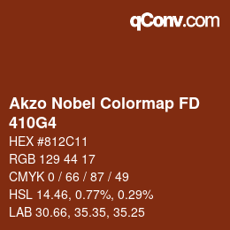 Color code: Akzo Nobel Colormap FD - 410G4 | qconv.com