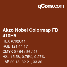 Color code: Akzo Nobel Colormap FD - 410H5 | qconv.com