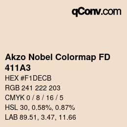 Color code: Akzo Nobel Colormap FD - 411A3 | qconv.com