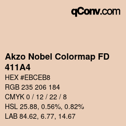 Code couleur: Akzo Nobel Colormap FD - 411A4 | qconv.com