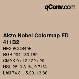 Color code: Akzo Nobel Colormap FD - 411B2 | qconv.com