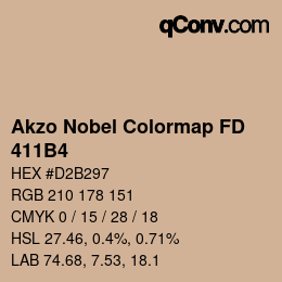 Color code: Akzo Nobel Colormap FD - 411B4 | qconv.com