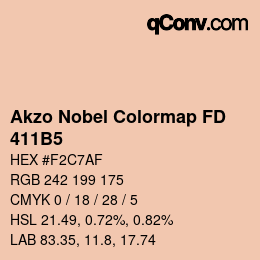 Color code: Akzo Nobel Colormap FD - 411B5 | qconv.com