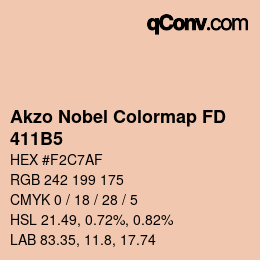 Code couleur: Akzo Nobel Colormap FD - 411B5 | qconv.com