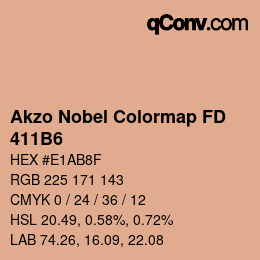 Color code: Akzo Nobel Colormap FD - 411B6 | qconv.com