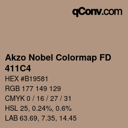 Color code: Akzo Nobel Colormap FD - 411C4 | qconv.com