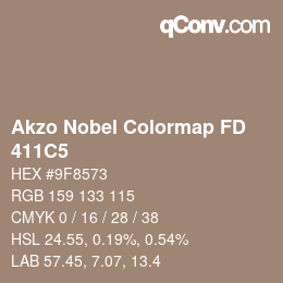 Color code: Akzo Nobel Colormap FD - 411C5 | qconv.com