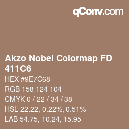 カラーコード: Akzo Nobel Colormap FD - 411C6 | qconv.com