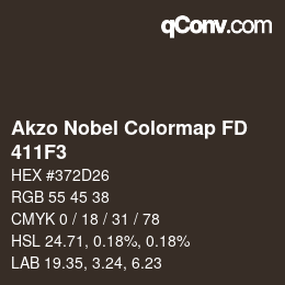 Color code: Akzo Nobel Colormap FD - 411F3 | qconv.com