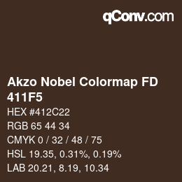 Color code: Akzo Nobel Colormap FD - 411F5 | qconv.com