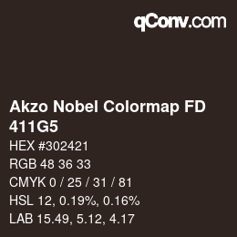 Farbcode: Akzo Nobel Colormap FD - 411G5 | qconv.com