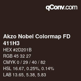 カラーコード: Akzo Nobel Colormap FD - 411H3 | qconv.com
