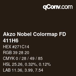 Farbcode: Akzo Nobel Colormap FD - 411H6 | qconv.com