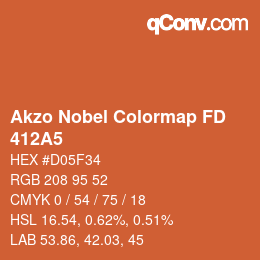 Color code: Akzo Nobel Colormap FD - 412A5 | qconv.com