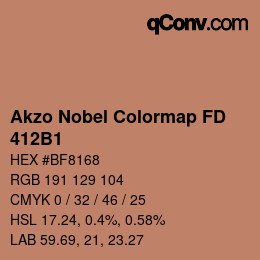 Color code: Akzo Nobel Colormap FD - 412B1 | qconv.com