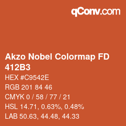 Color code: Akzo Nobel Colormap FD - 412B3 | qconv.com