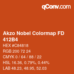 Farbcode: Akzo Nobel Colormap FD - 412B4 | qconv.com