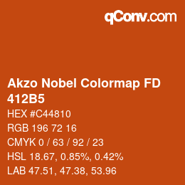 Color code: Akzo Nobel Colormap FD - 412B5 | qconv.com
