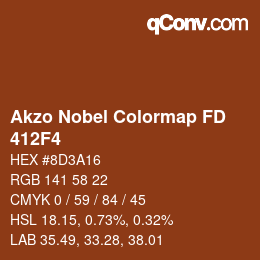 Color code: Akzo Nobel Colormap FD - 412F4 | qconv.com