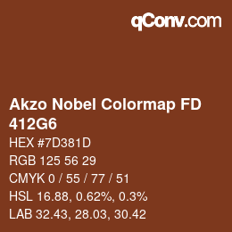 Farbcode: Akzo Nobel Colormap FD - 412G6 | qconv.com