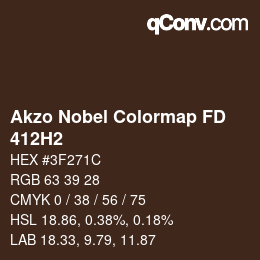Color code: Akzo Nobel Colormap FD - 412H2 | qconv.com